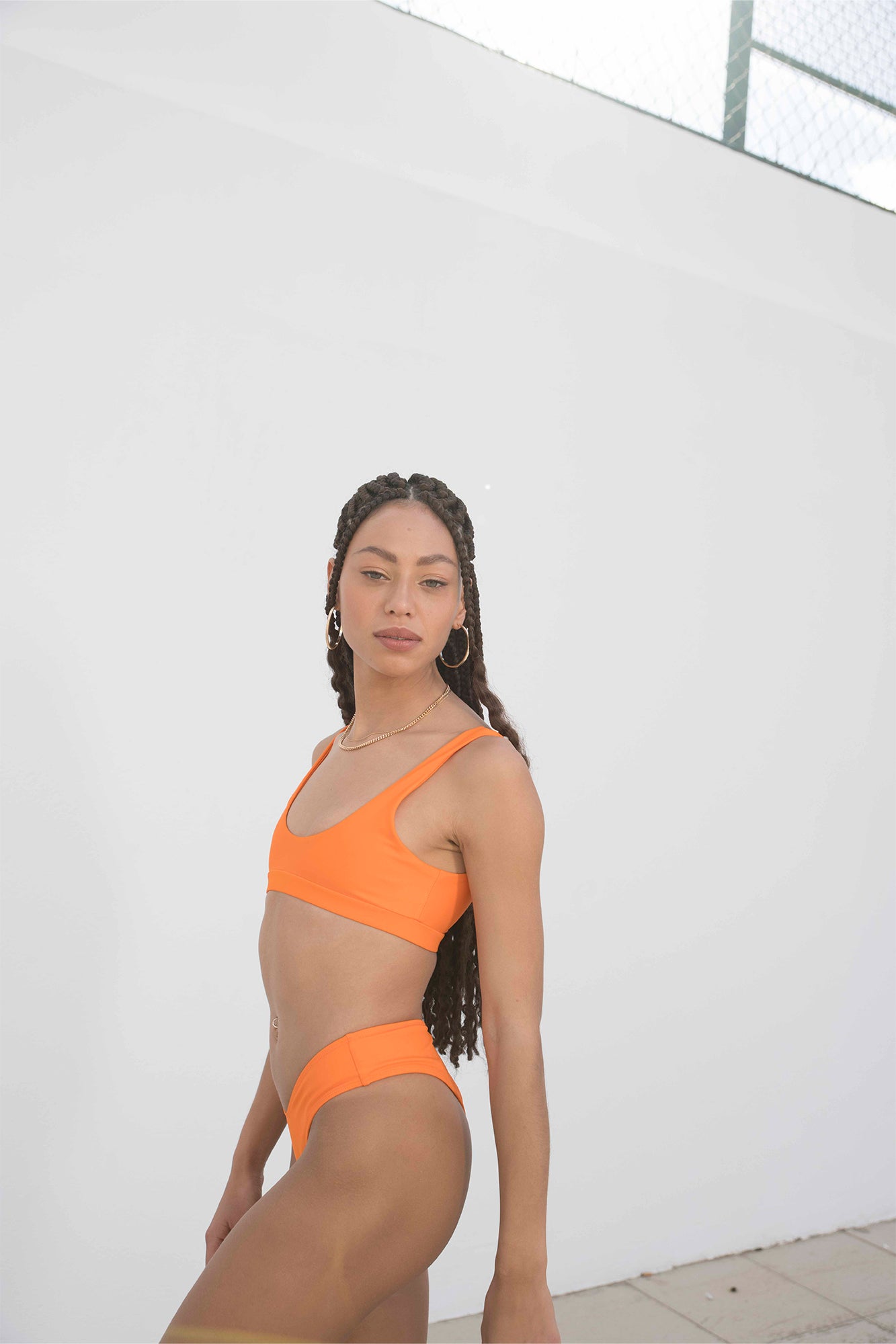 Sports top in orange