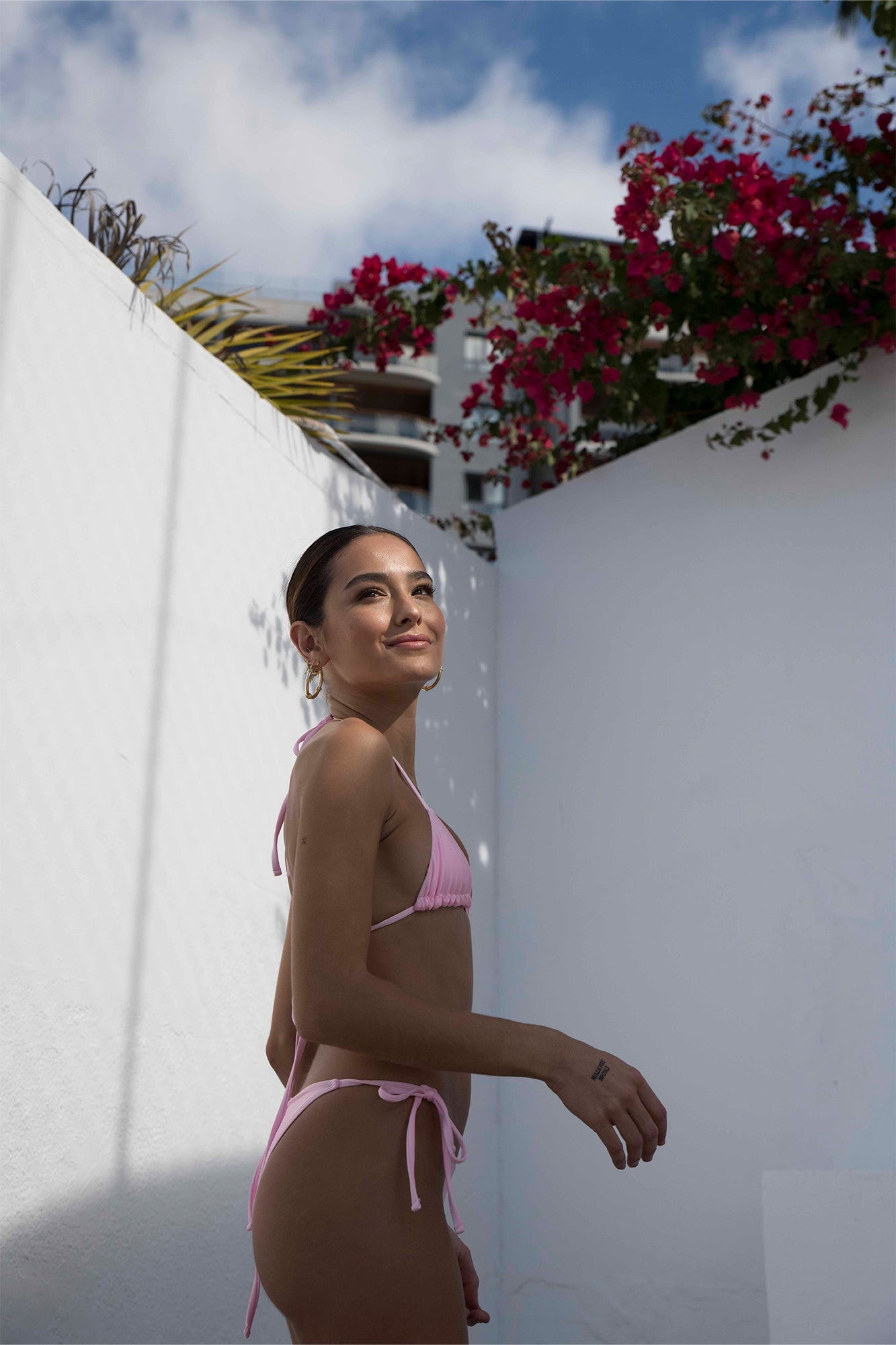 String Bottom in pink