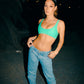 Sports top in green