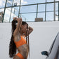 Sports Bottom in orange