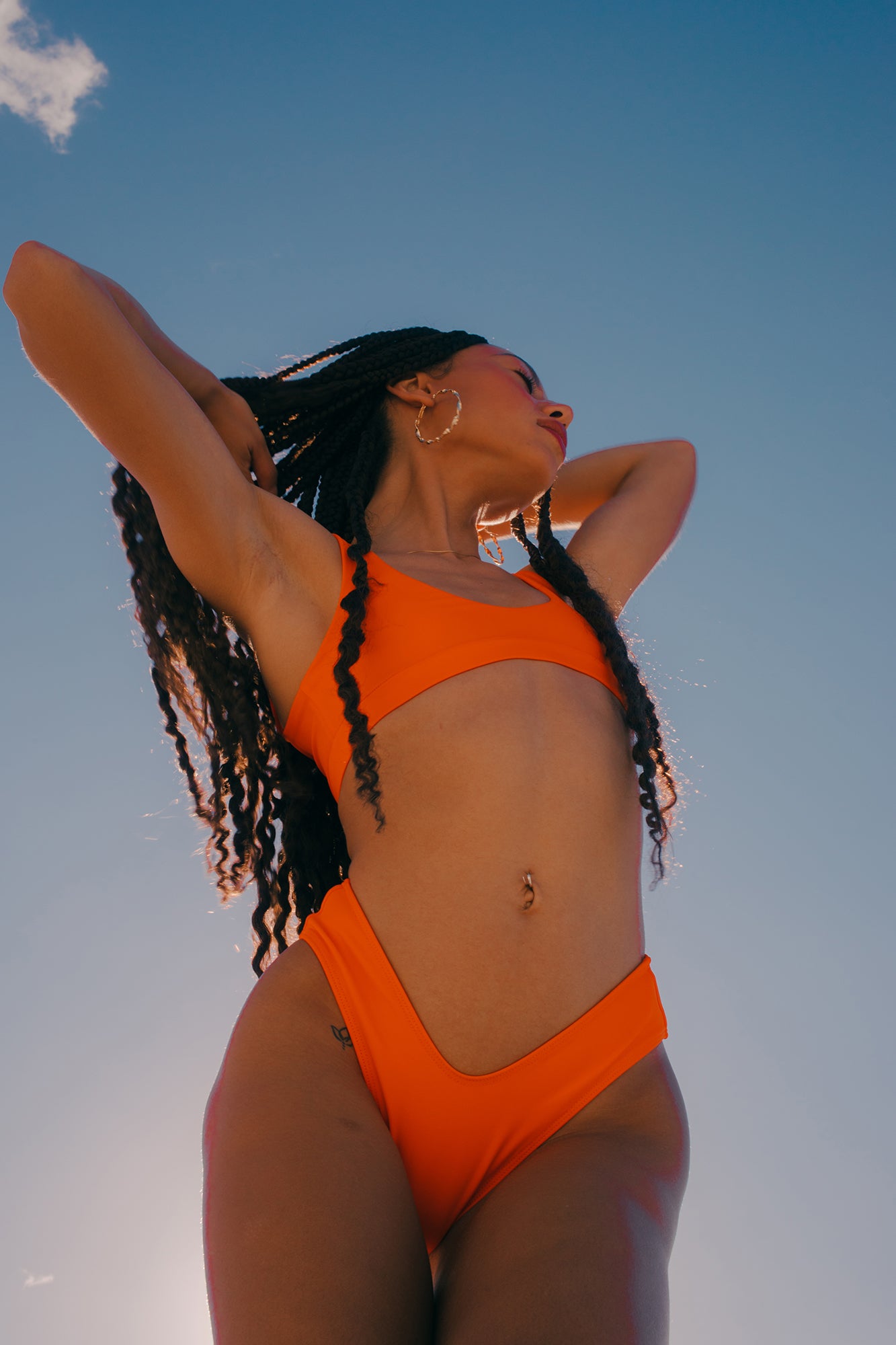 Sports top in orange